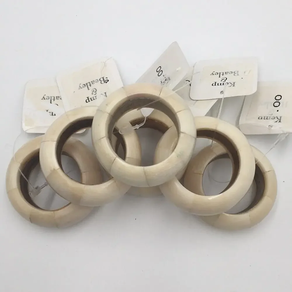 Home Decor napkin holders (6) made out of bone NEW